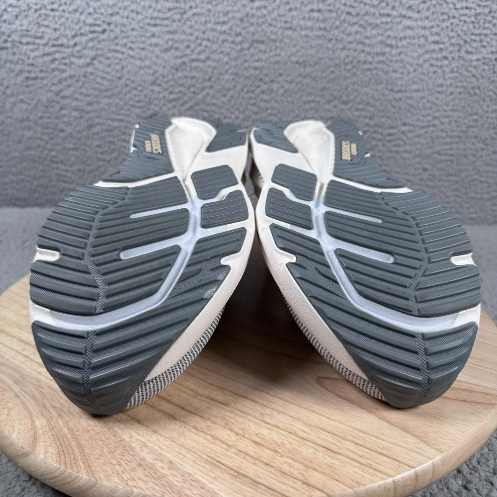 Brooks Glycerin 23 Mens 11 D Coconut Bleached Sand Grey Road Running Shoes - Picture 8 of 12